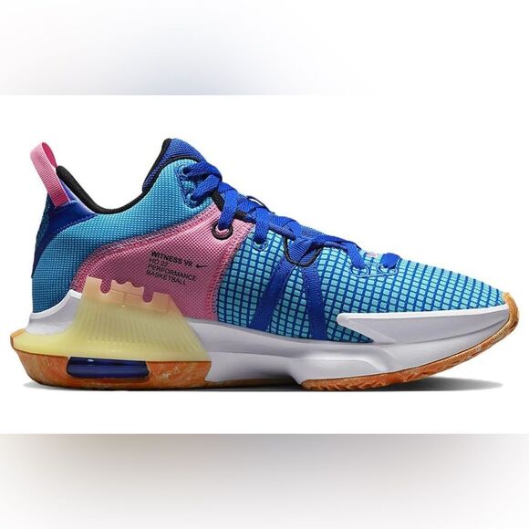 New Nike LeBron Witness 7 'Hyper Royal Pink' DM1123-400 Men’s Size 10.5 - Picture 2 of 6